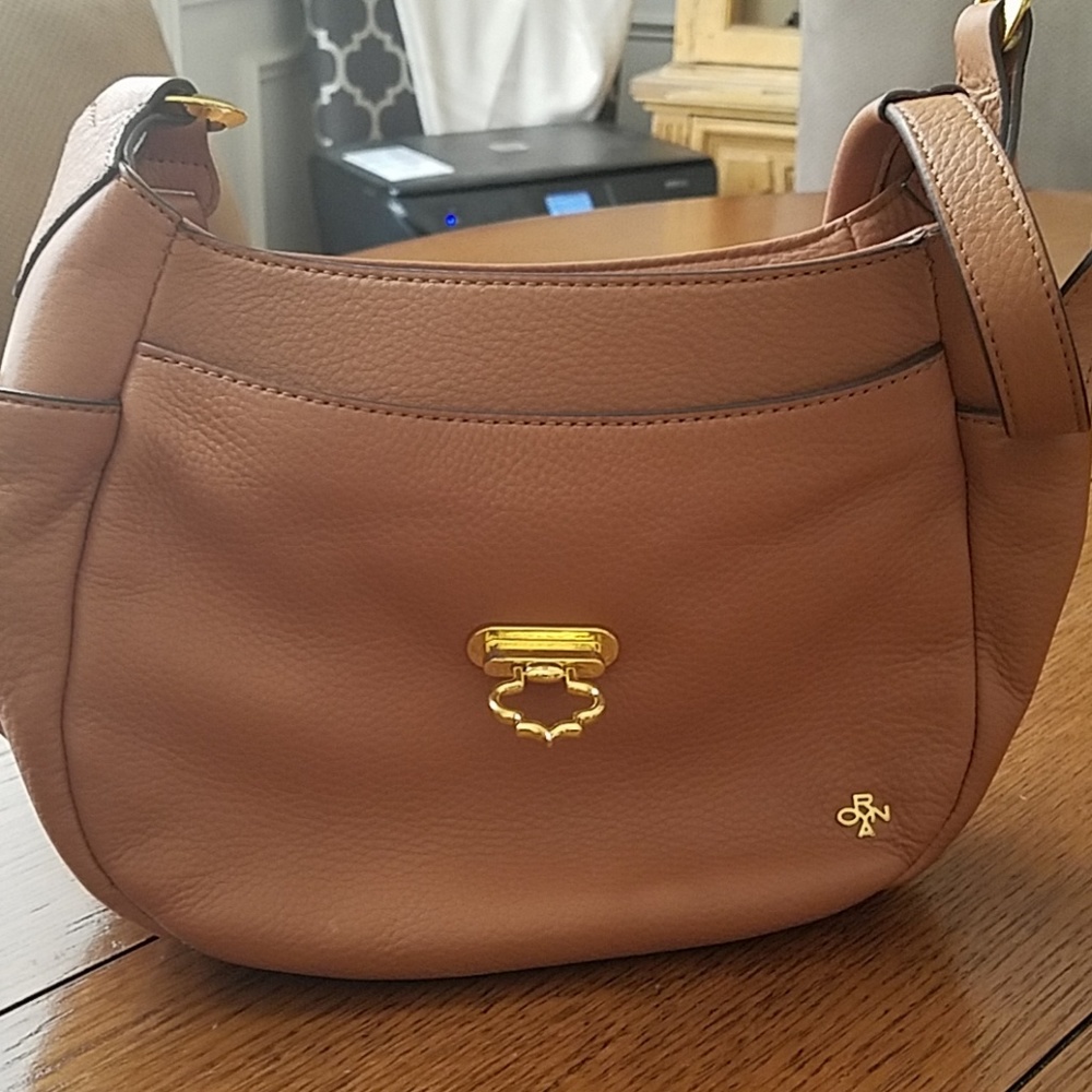 OrYAny Pebble Leather Bag